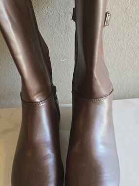 Stride Rite Men's Chocolate Brown Slip-On Memory Foam Boots